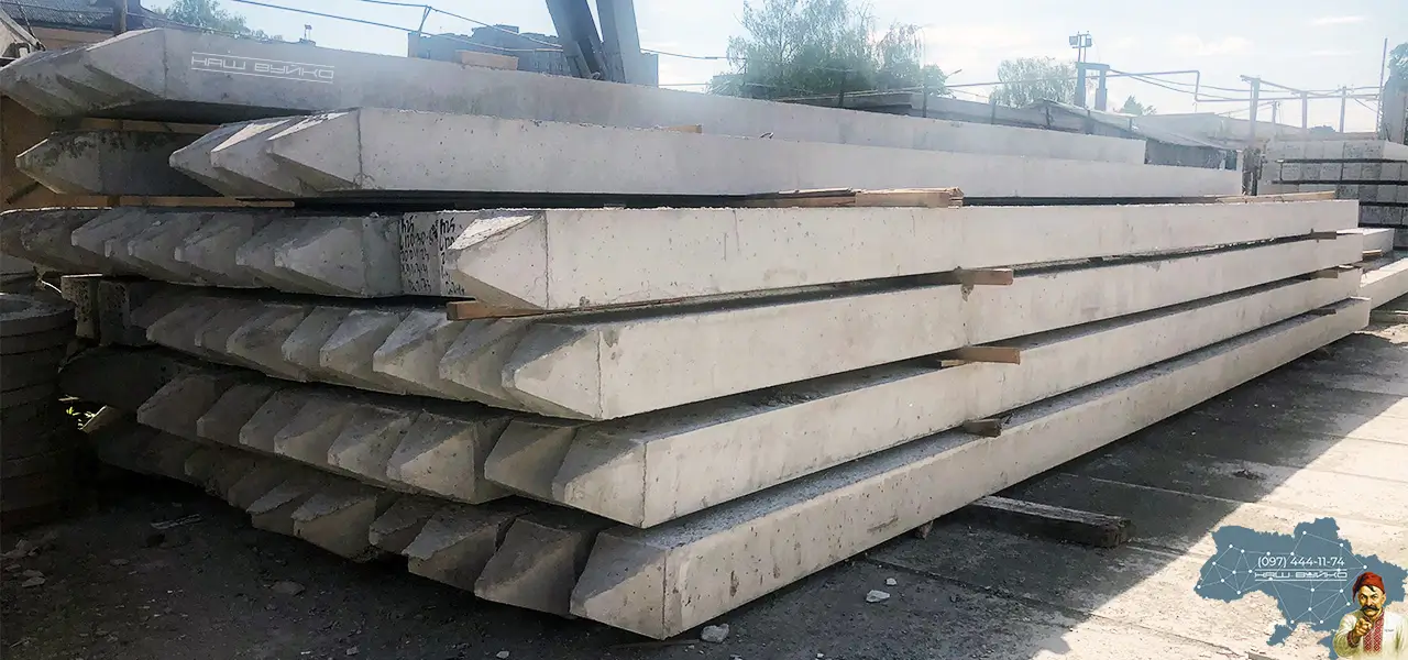 палі залізобетонні забивні для влаштування палевих фундаментів на слабких грунтах