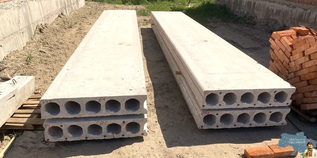 плити перекриття екструдерні попередньо-напруженні для перекриття житлових та промислових споруд