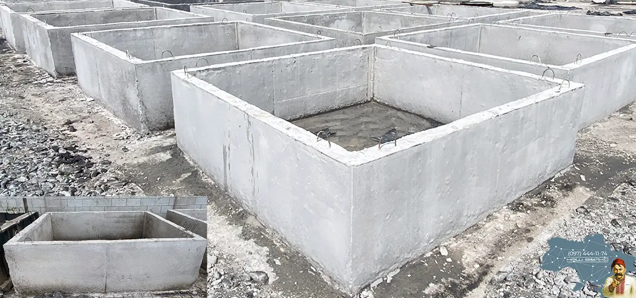 квадрати залізобетонні - соги армовані бетонні