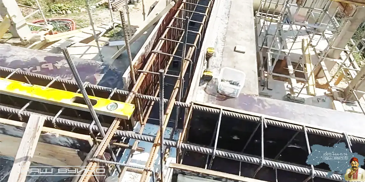 будівництво монолітних бетонних армопоясів