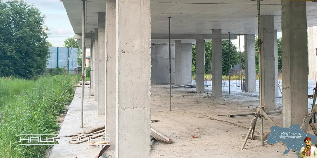монолітні бетонні колони будівництво