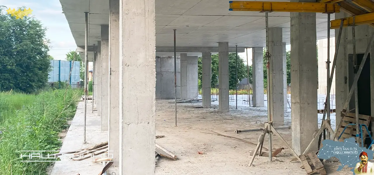будівництво бетонних колон
