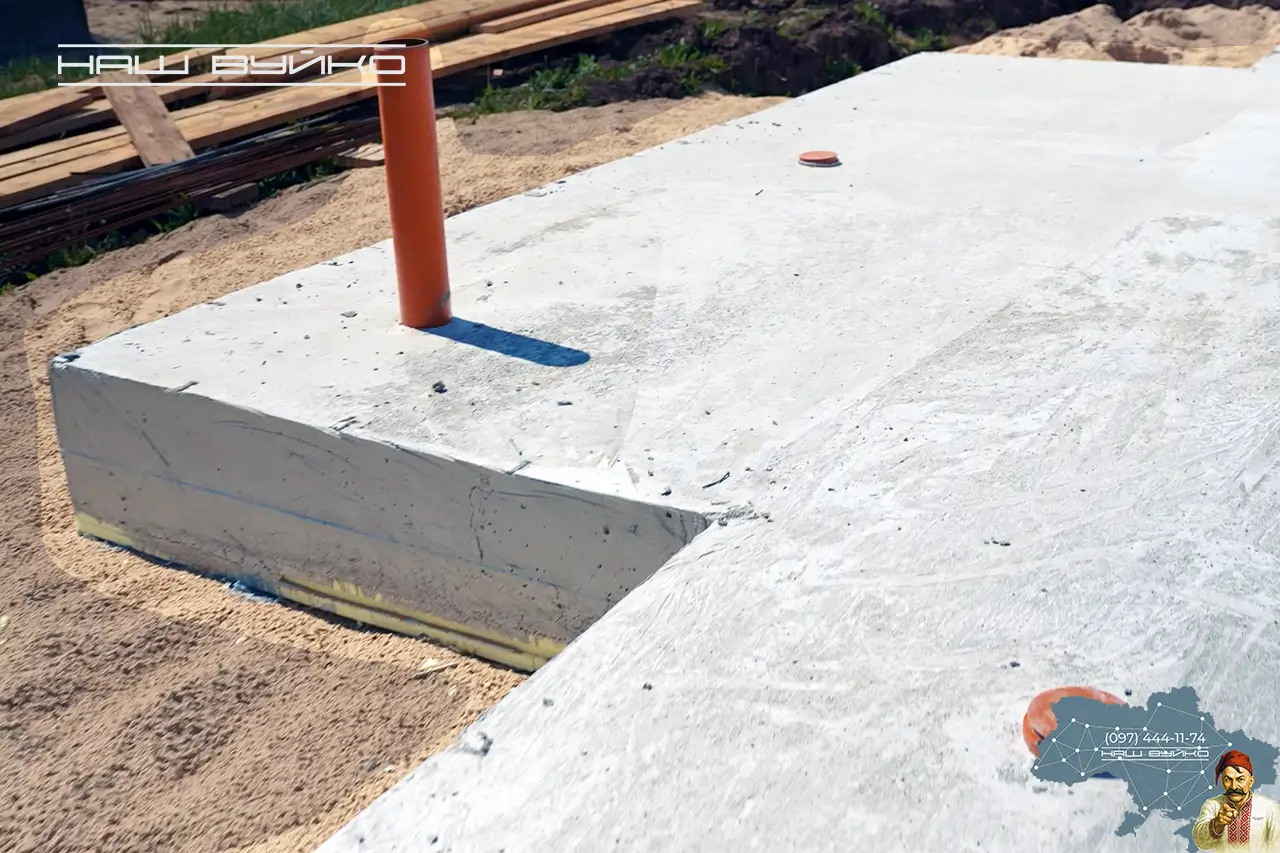 перехід на інші сторінки монолітних робіт з монолітного фундаменту