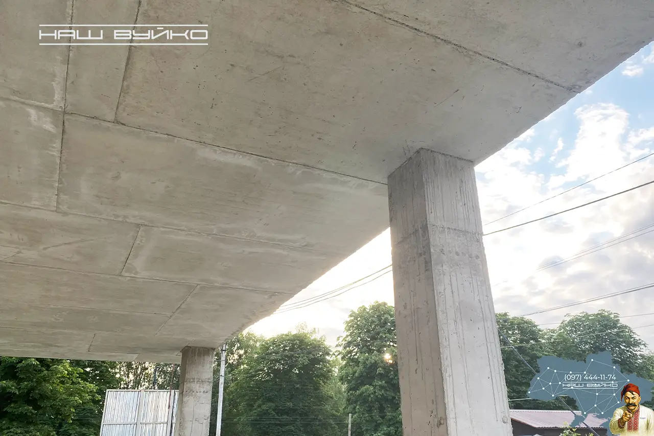 перехід на інші сторінки монолітних робіт з монолітних колон